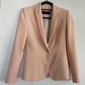 Zara Single Button Blush Pink Blazer Size S